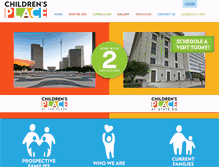 Tablet Screenshot of childrensplaceattheplaza.org